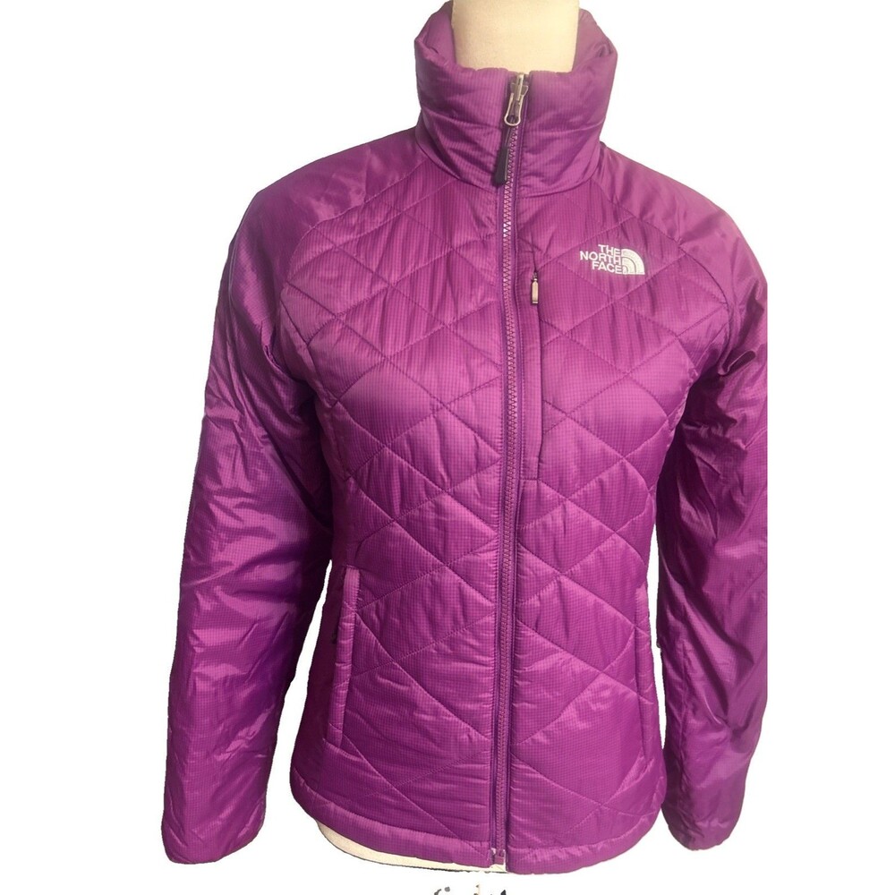 The North Face Redpoint Primaloft Womens XS Purple Zip Stowable Puffer Jacket